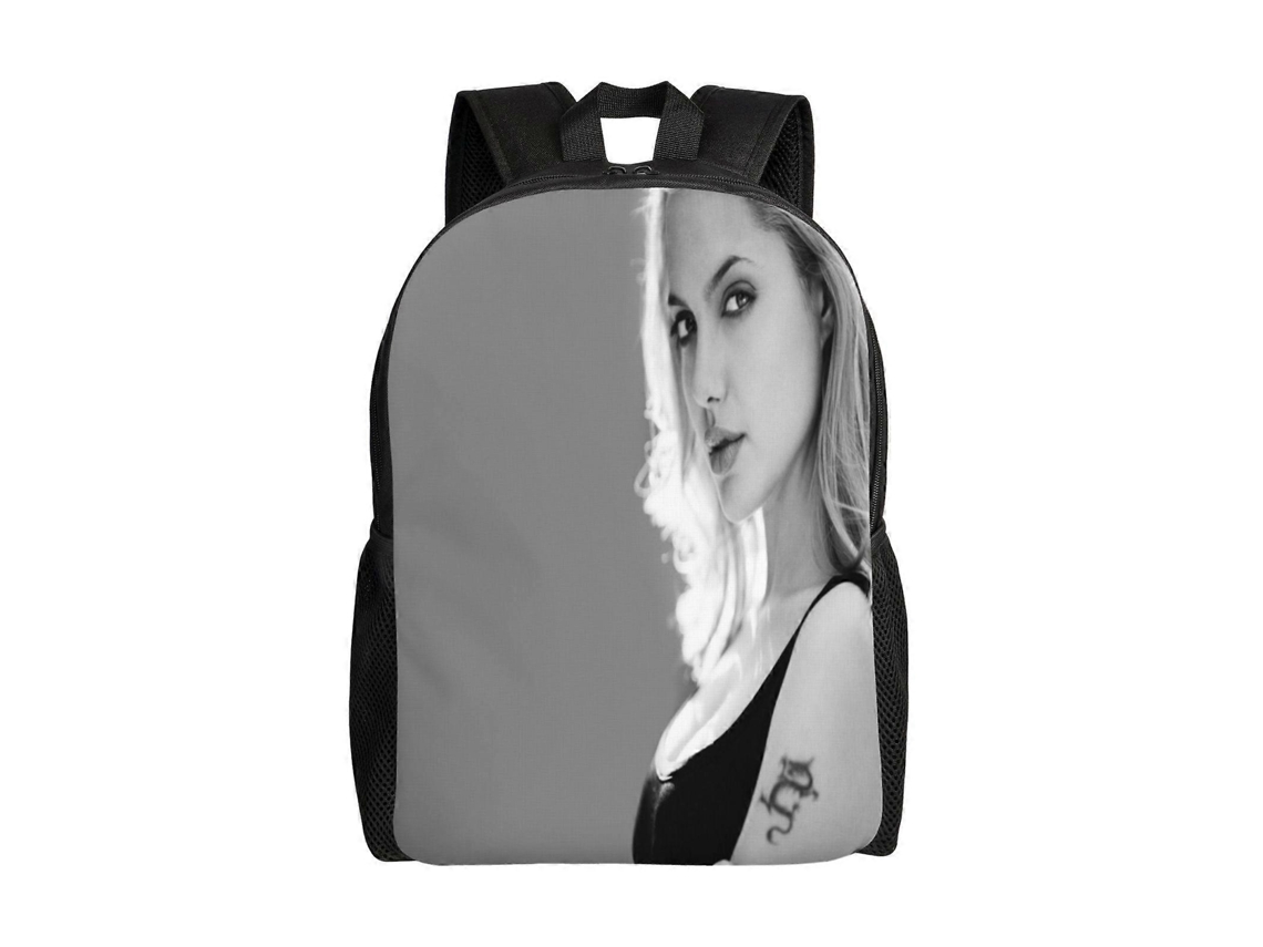 Mochila Angelina Jolie Para Estudantes, Leve E Durável, À Prova Dágua E Com Alça De Ombro Ajustável. Olysi Shop
