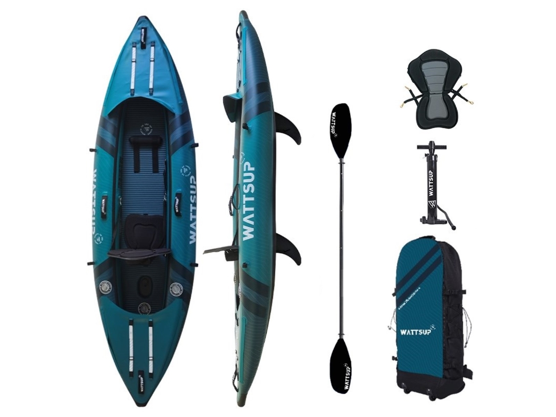 Caiaque Insuflável Wattsup Cod 1 - 1 Place - 310x85cm - Max 180kg - Pvc/drop point