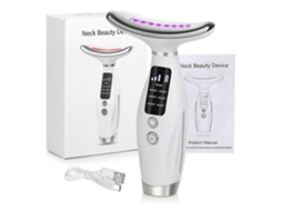 Aparelho de Beleza para Pescoço, Massageador Facial Recarregável Mulheres. GOKOCO