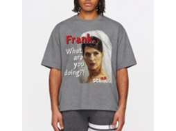Rockinstone Old School Movie Frank Heather Graphite Adult T-shirt Size:s