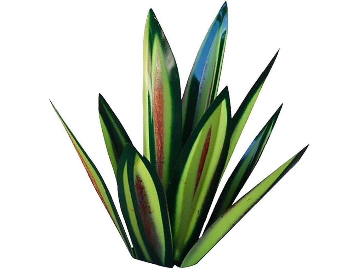 Escultura de Metal Nova Line de Tequila Jardim Decorativa 35cm