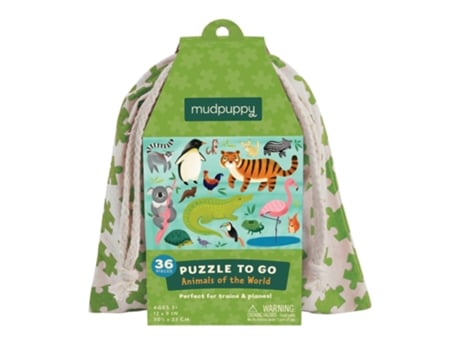 Puzzle MUDPUPPY 4598 36 Peças Animais