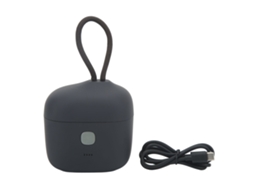 2026 caja Cargadora Sem Fio para Microfones com 3 Ranhuras, Abs, Porta Type C para Wireless Go