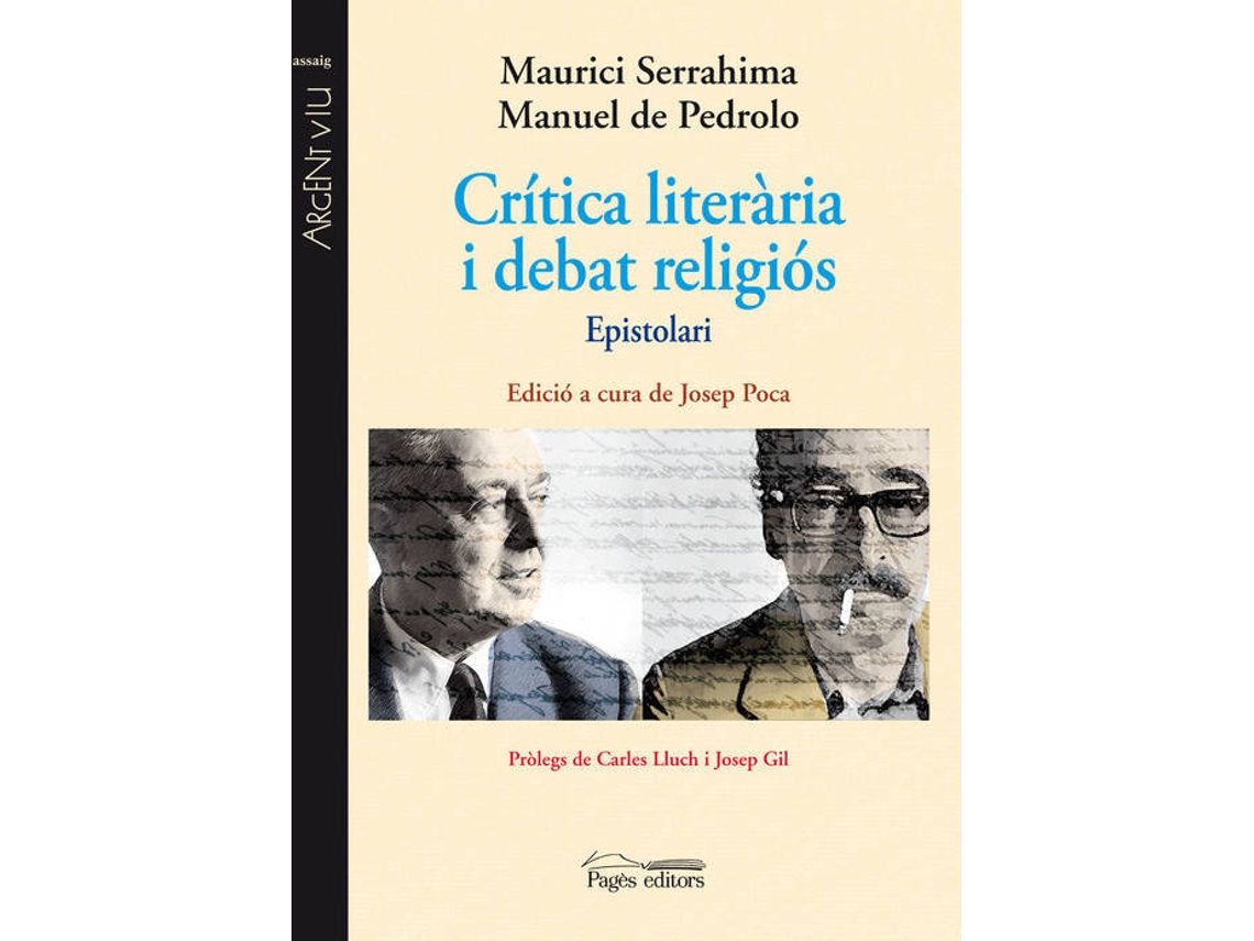 Livro Critica Literari I Debat Religios de Manuel De Pedrolo e Maurici Serrahima