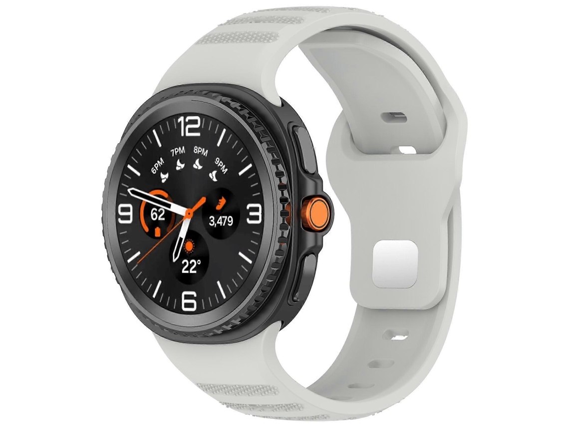 Pulseira De Silicone Para Relógio Xdfind Com Fivela De Tachas Prateadas E Bolinhas Redondas