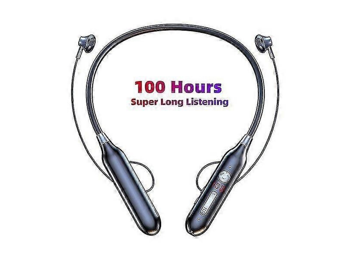 Fones de Ouvido Sem Fio com 100 Horas de Reprodução, Suporte para Cartão Tf, Modelo S880, para Esportes e com Faixa para Pescoço. TAISHENGDA