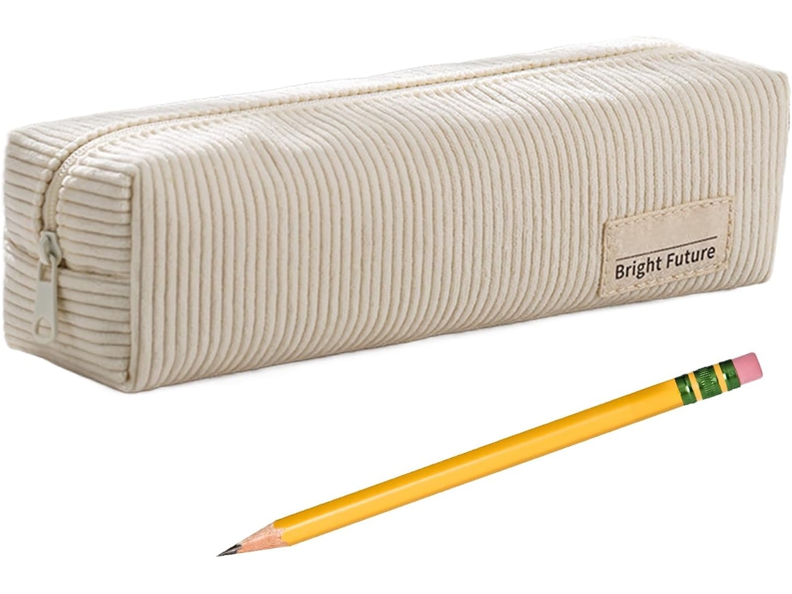 Peil Case, Big Capacity Pen Pouch, Zip Organizer, Canvas Stationery