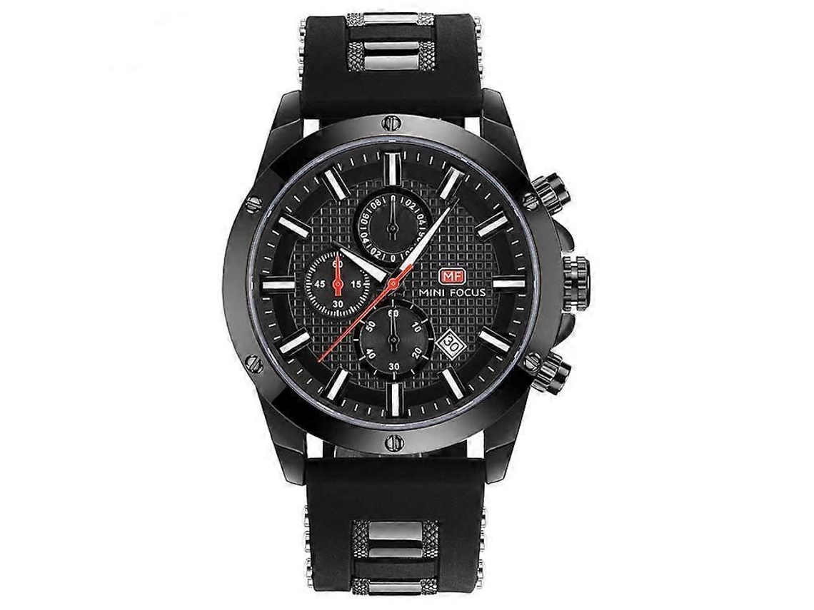 Mini Focus MF0089G Hengrongshen Relógio esportivo masculino de quartzo, luminoso e à prova d'água