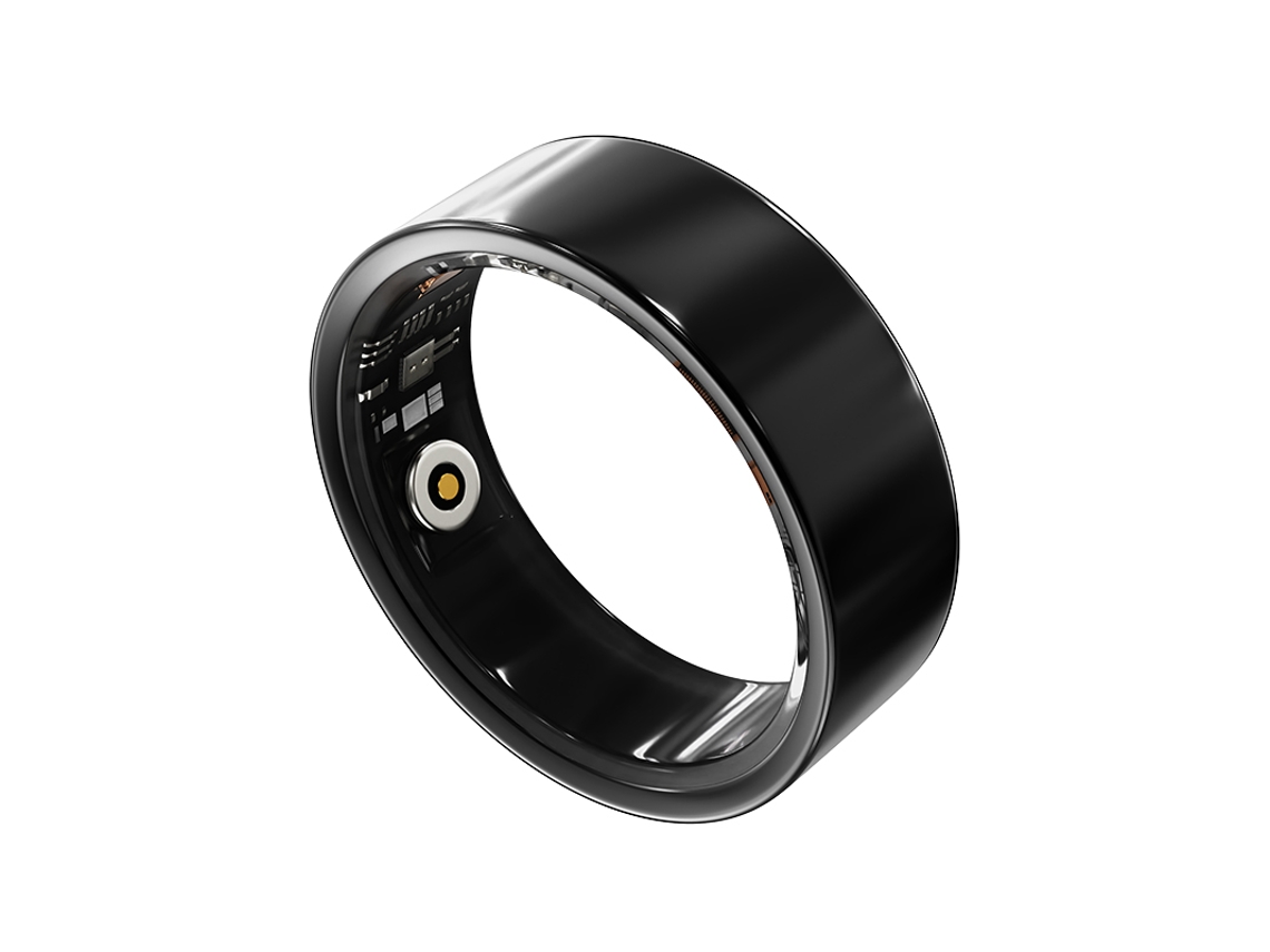 Anel esportivo inteligente Szsmart R02d IP68 Pretono7, 17,3 mm de diâmetro, com caixa de carregamento