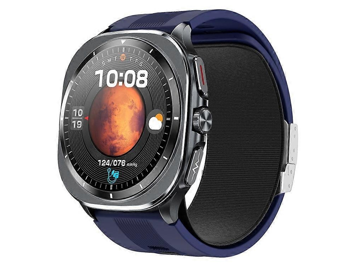 Relógio Inteligente Tk65 De 1,43 Polegadas Com Monitor De Pressão Arterial Ecg, Chamadas Bluetooth E Suporte Nfc. Ly Ebike