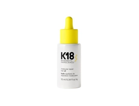 Óleo Capilar K18 Ciência De Cabelo Biomimética 10 Ml Reparo Profundo Força E Resiliência