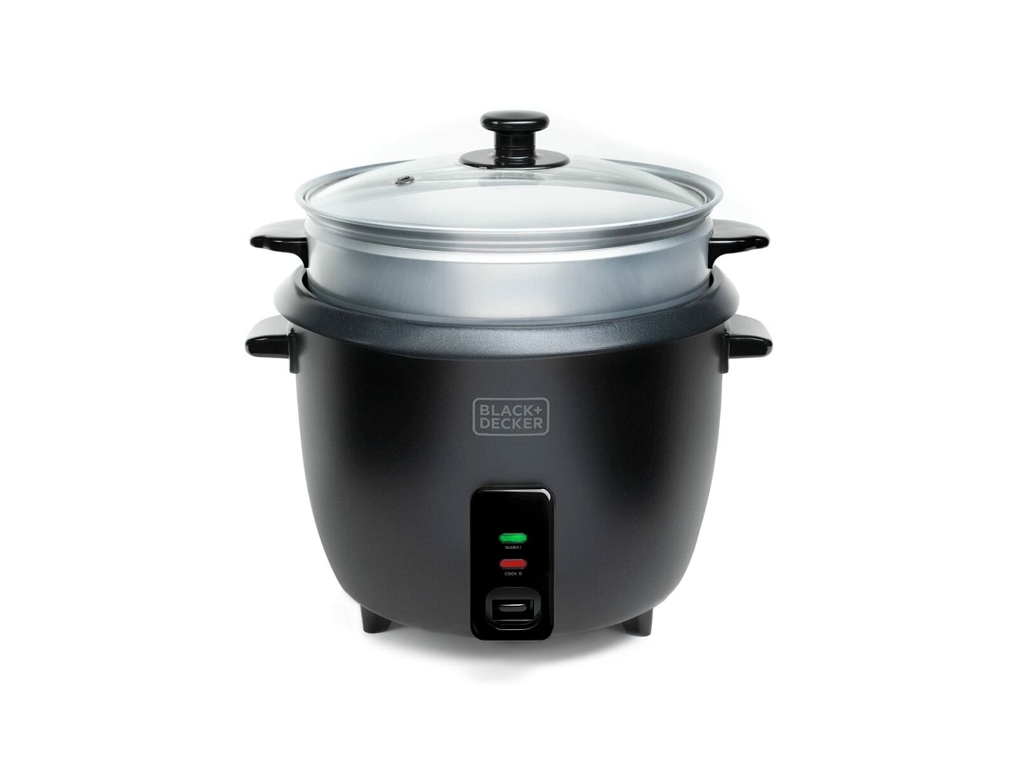 Cooker De Arroz - Black & Decker - Multifuncional - 700w - 1.8l - Cesto Com Tampa De Vidro