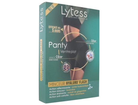 Cosmétotextile Minceur Hyaluro'Flash Panty Flat Belly Tamanho: L/Xl LYTESS