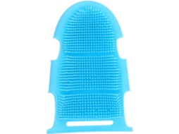 Escova De Massagem Silicone Verde Para Limpeza E, Com Função Esfoliante E Antiderrapante, Cor Aleatória, Para Meninos E