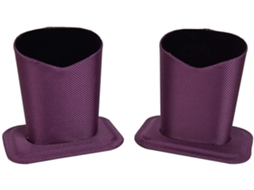 Conjunto de 2 Porta, Óculos com Forro de Pelúcia Macia AQUAFORGE