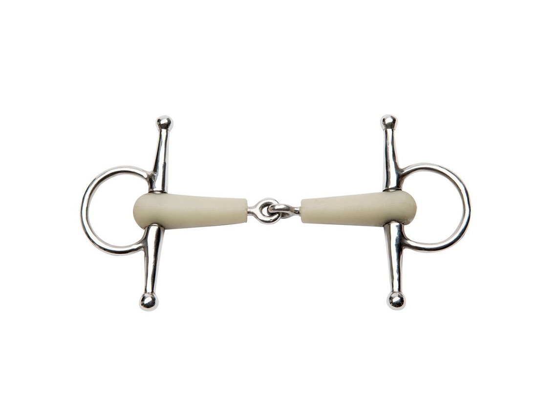Bridadeira de Bochecha Inteira Dividida com Galho Curto Flexi Prateado 125 Mmfeeling