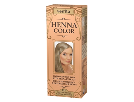 Coloração Capilar Com Extrato De Henna Loiro Natural 111, 75ml Venita