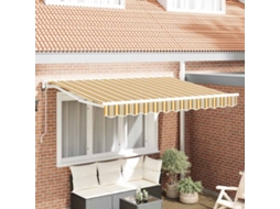Vidaxl Estrutura De Toldo Amarelo E Cinza 300 X 200 Cm