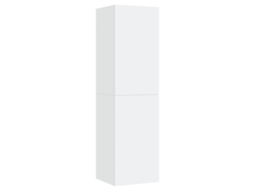 TV Móvel Derivada de Madeira Branco MAISON EXCLUSIVE (30,5x30x110 cm)