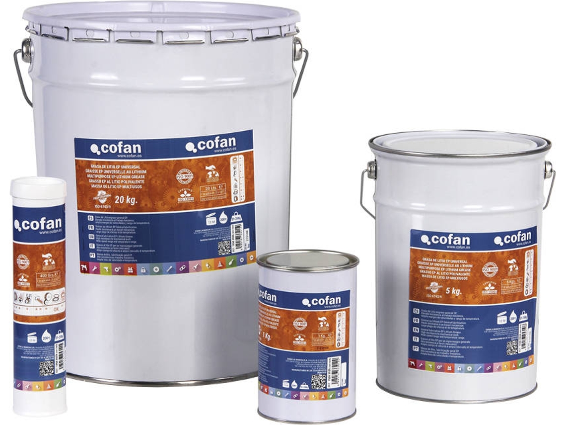 Lubrificante de Litio Iso 6743/9 Ep Embalagem 5Kg
