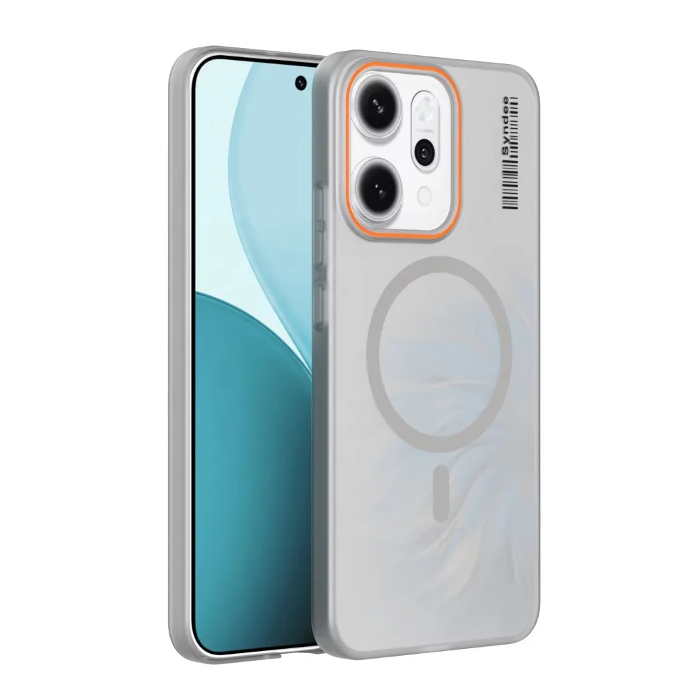 (cinza, Oppo Find X9) Capa Para Celular Fosca Semitransparente, Capa Protetora Magnética De Pc Resistente A Impactos