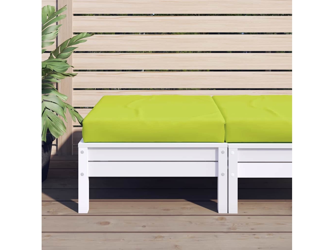 Vidaxl Almofadão P/ Móveis De Paletes 60x60x9,5cm Oxford Verde-brilhante