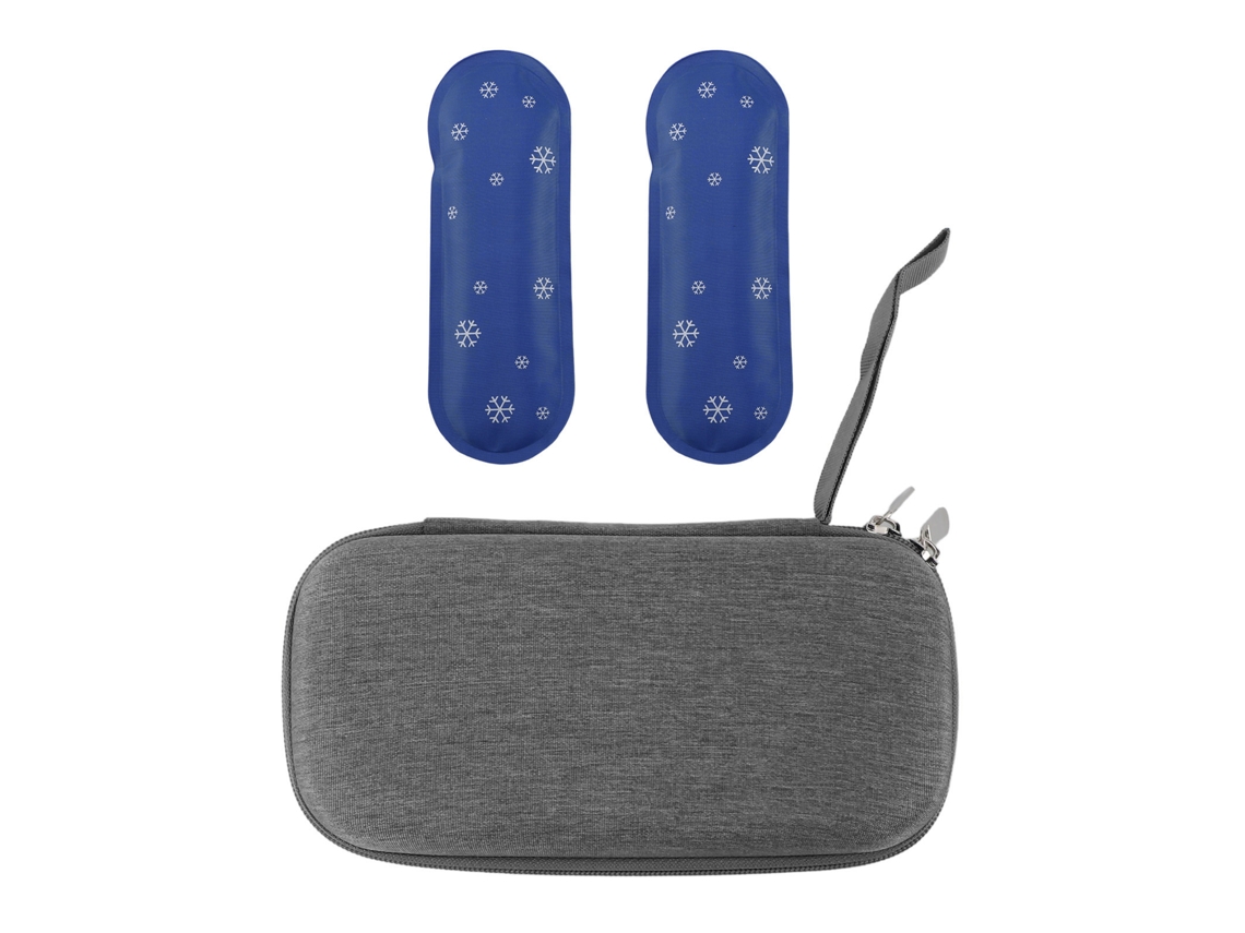 Mala Térmica Portátil para Insulina com 2 Sacos de Gelo | S/MARCA