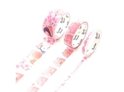 Rolos 3 Metros De Cinta De Papel Washi Com Padrão De Animais Bonitos Para Decoração Diy 2
