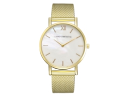 Relógio de Pulso Feminino Lvpai Pulseira de Silicone Simples Quartzo Ouro