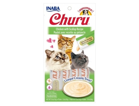 CHURU Cat Receta de Pollo Con Vieira 12X4X14 Gr
