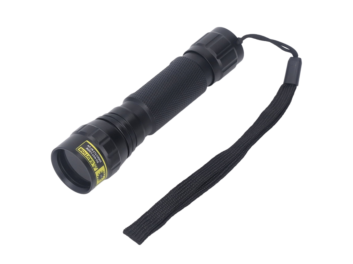 Lanterna Uv 365nm 5w Blacklight Flashlight para Inspeção Cura Resina Notas Falsas