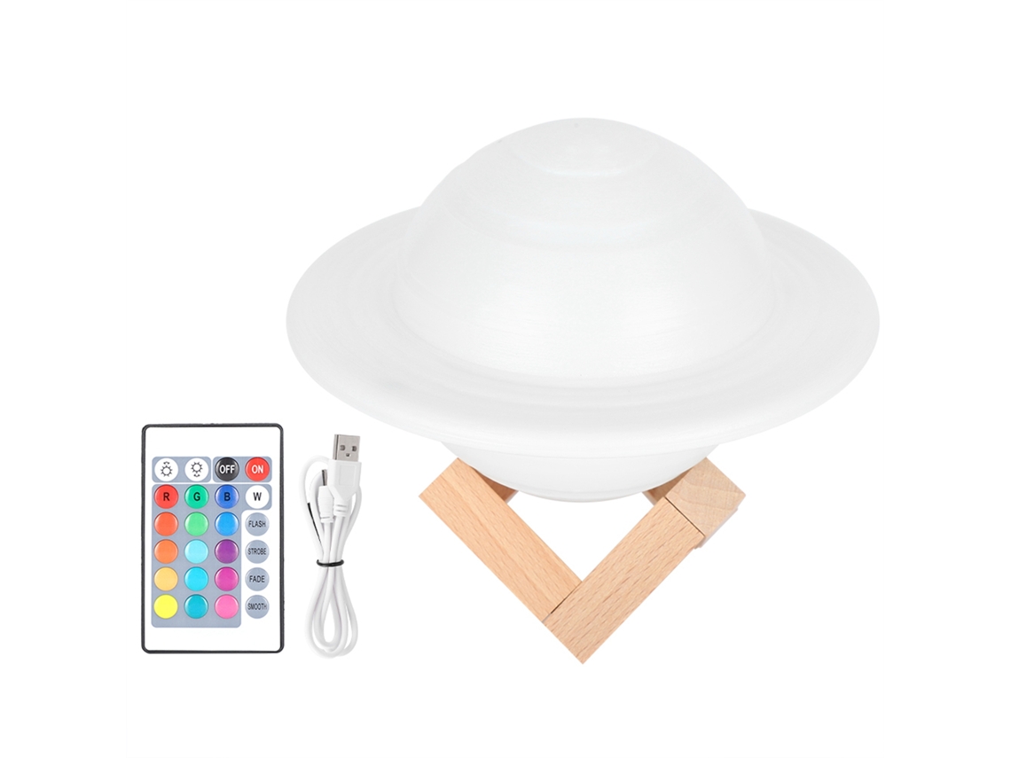 Lâmpada Rgb Usb Mesa com Controle Remoto Decorativa