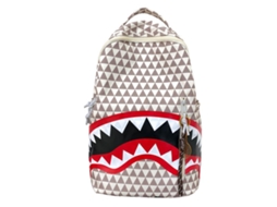 Mochila Casual Masculina, Bolsa Para Laptop Para Estudantes, Mochila Moderna Com Formato De "boca De Tubarão", Mochila Escolar De Grande Capacidade.