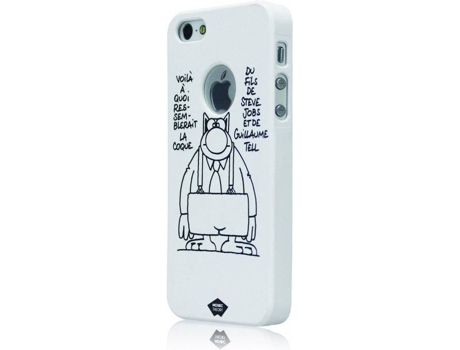 Capa iPhone 5/ 5s/ SE MOSAIC THEORY Le chat Preto