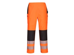 Calças De Chuva De Alta Visibilidade Pw3 Para Mulheres / Amarelo Preto / L Portwest