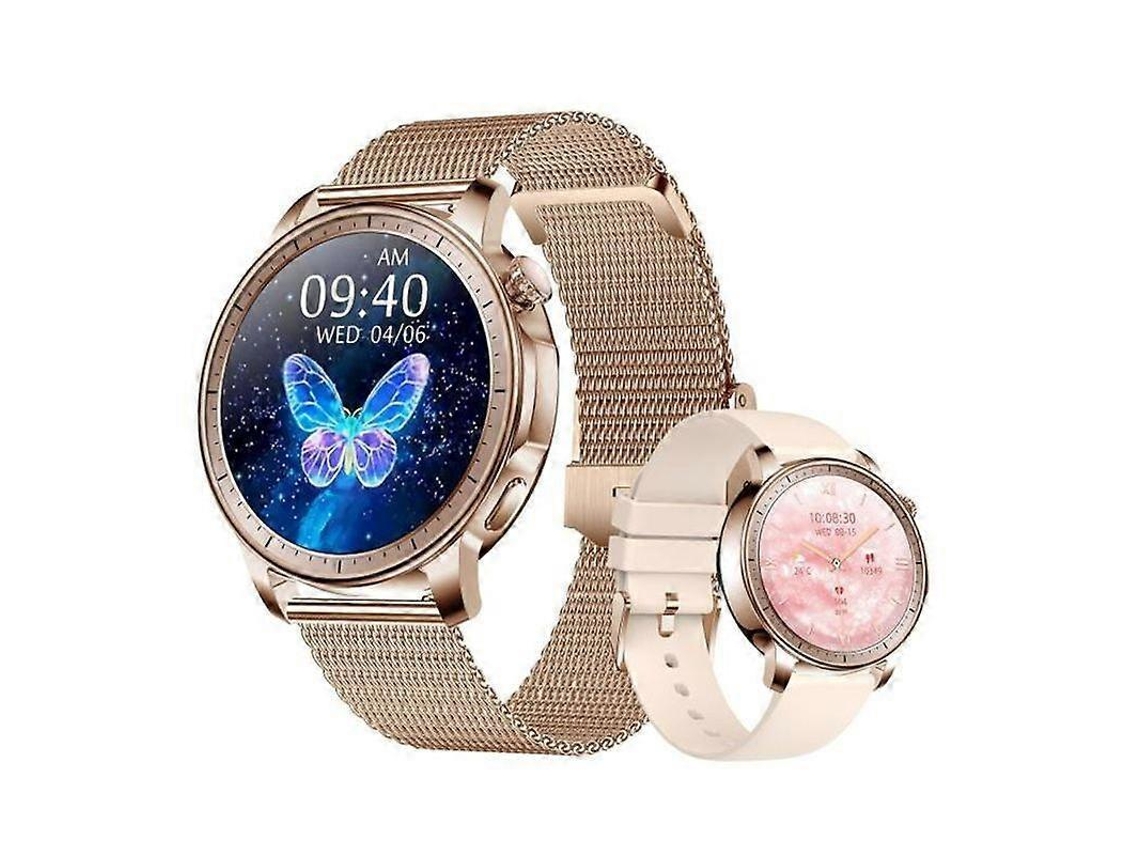 Relógio Feminino Inteligente, Pulseira Inteligente Com Monitor De Frequência Cardíaca E Sono, À Prova Dágua Ip68 Jinyubo Store