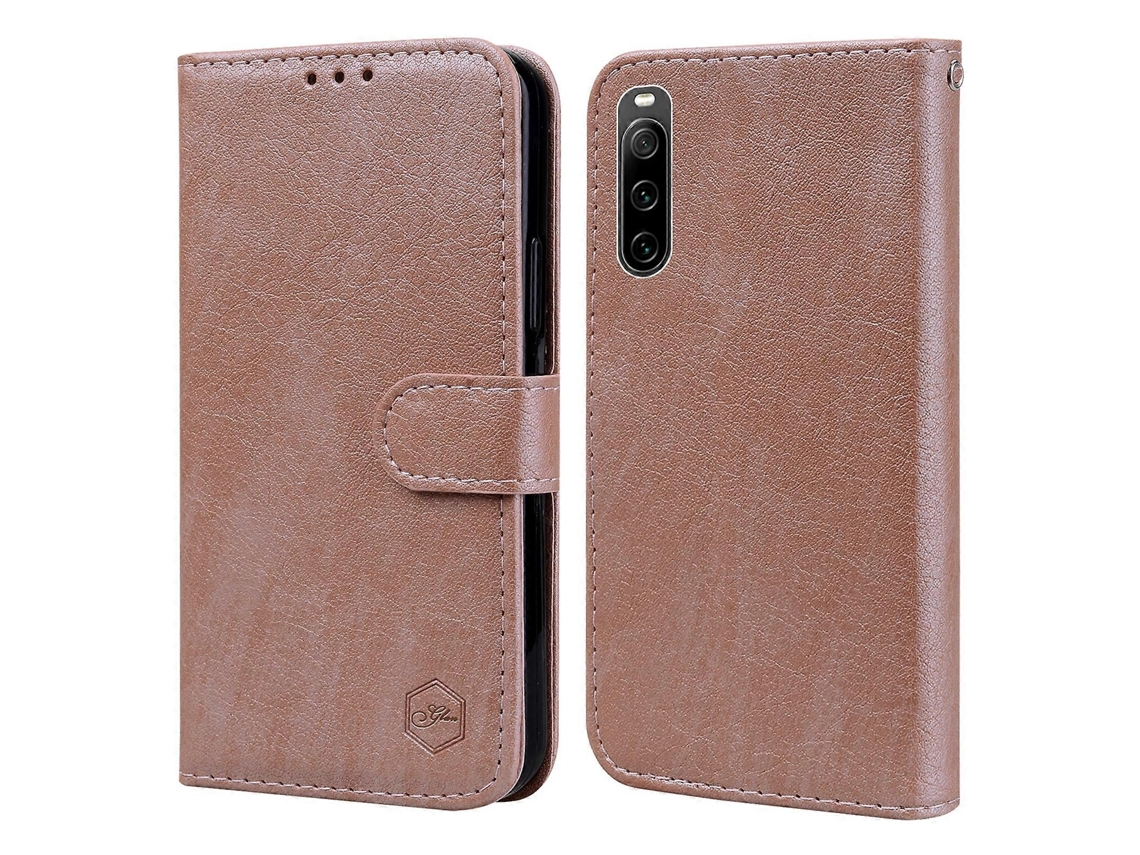 Capa Para Celular Com Textura De Couro Oleoso E Sensação De Pele Em Pu Tpu