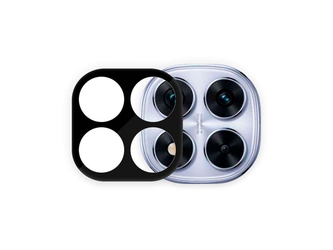 Protetor câmara metalizado preto para Xiaomi Redmi Note 14 Pro 5g LA CASA DE LAS CARCASAS