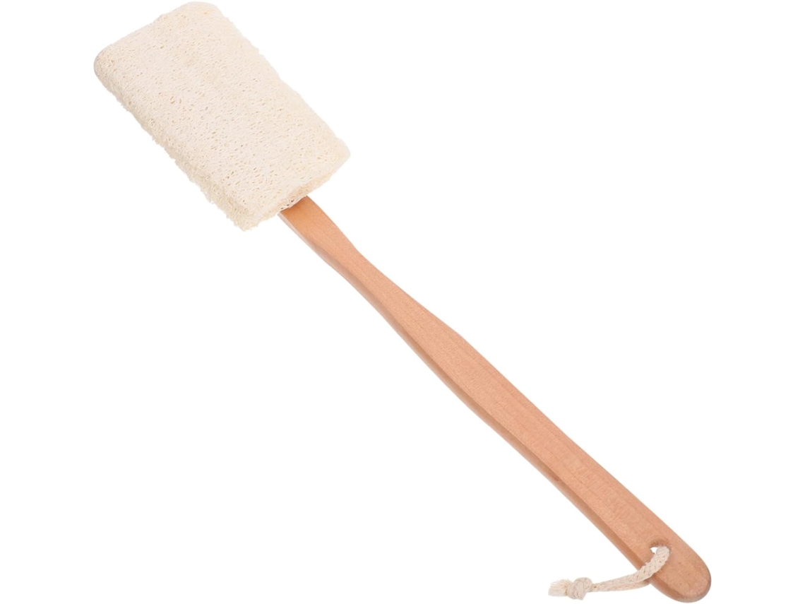 Escova De Banho Zerodeko Natural Luffa, Escova Esfoliante Macia Para Costas E Louças, Esponja Multiuso Para Pele Seca