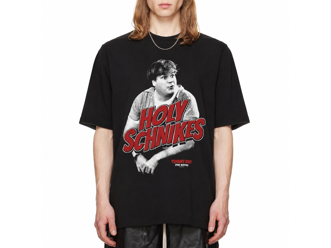 Rockinstone Tommy Boy Holy Schnikes Black T-shirt Size:s