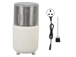 Moedor de café elétrico de aço inoxidável, moedor de especiarias, ferramenta de moagem para cozinha e casa.