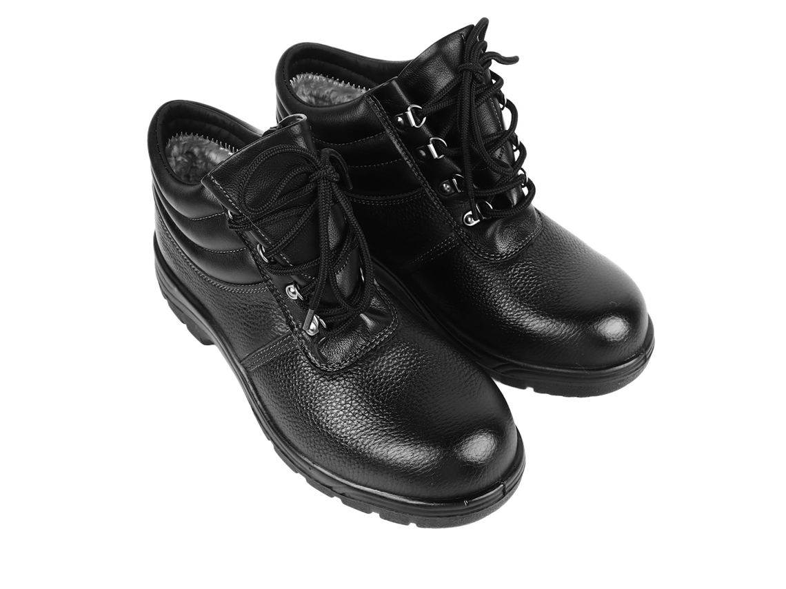 Bota de Trabalho com Bico de Aço Isolada e Forro Acolchoado | S/MARCA