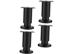 Conjunto De 4-extensores Ajustáveis Para Pés Móveis, Mesas E Cadeiras Suporte De Substituição Para Balcão Cozinha
