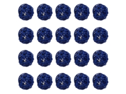 Omni 20 Bolas de Ratán Decorativas para Hogar Y Props de Fotografía Diy Azul Oscuro 3x3cm Azul