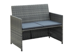Sofa, Sofas Vidaxl Cinzeto Rattan / Vime (n/a)