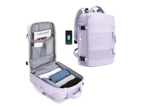 Mochila de Viagem para Mulher Mochila de Desporto Exterior À Prova de Água Mochila Casual LMWT
