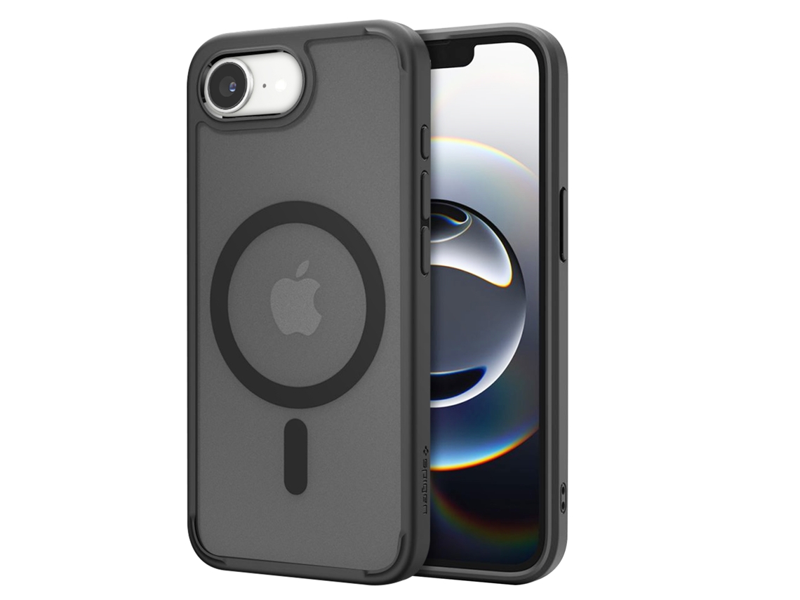 Capa Magsafe Antichoque Robusta Para Iphone 16 SPIGEN Acrílico Preto