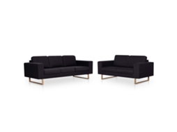 Sofa, Sofas Vidaxl Preto Tecido (n/a)
