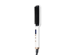Alisador de Íon Negativo 5 Configurações de Temperatura e Anti-Perm Alisador com Pente Integradobranco