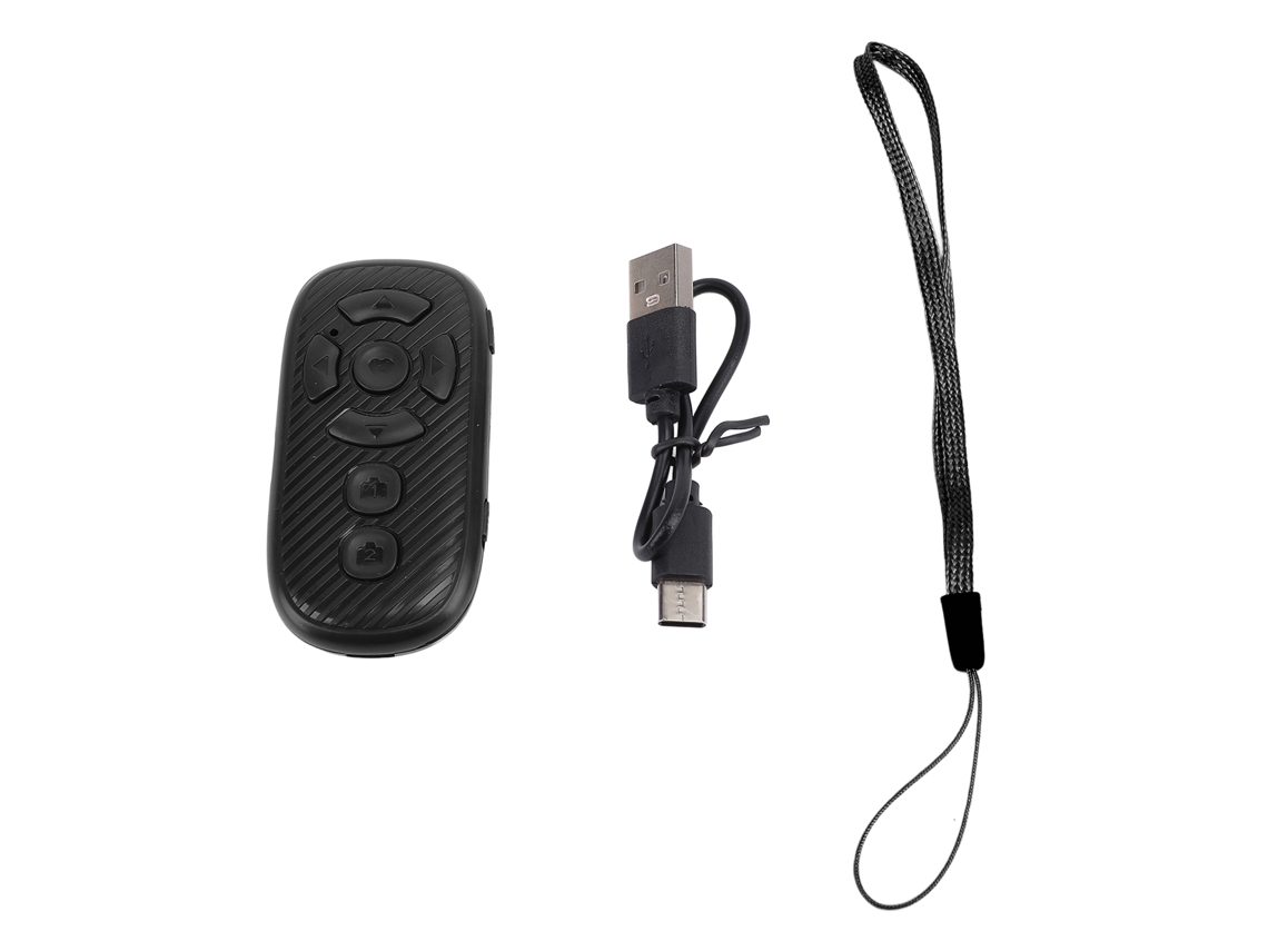 Controle Remoto Rolagem Bluetooth Android Celular/tablet Preto